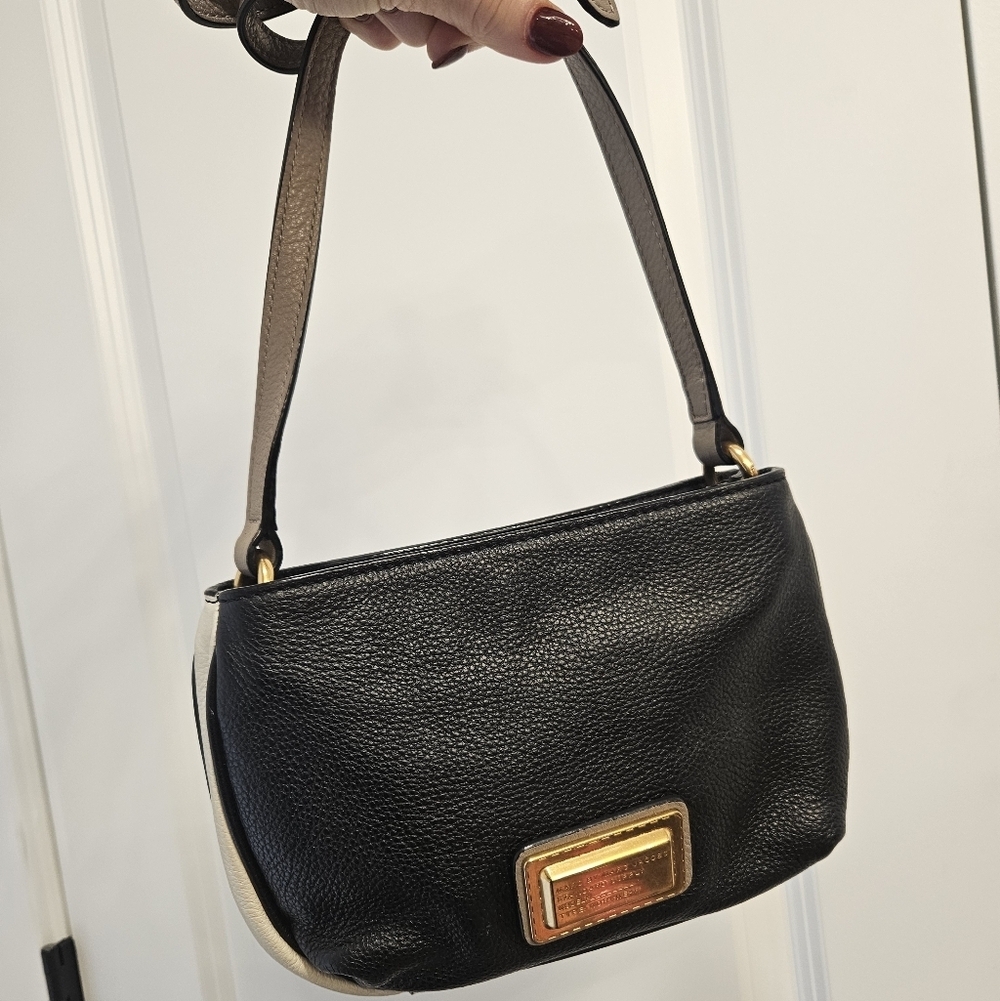 Marc Jacobs Multi-Tone Pebbled leather Crossbody